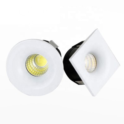 Aluminum Commercial Furniture Cabinet Downlight Ceiling Light Cob Spot Lamp 3w Mini Led Spotlight For Showcase Lighting